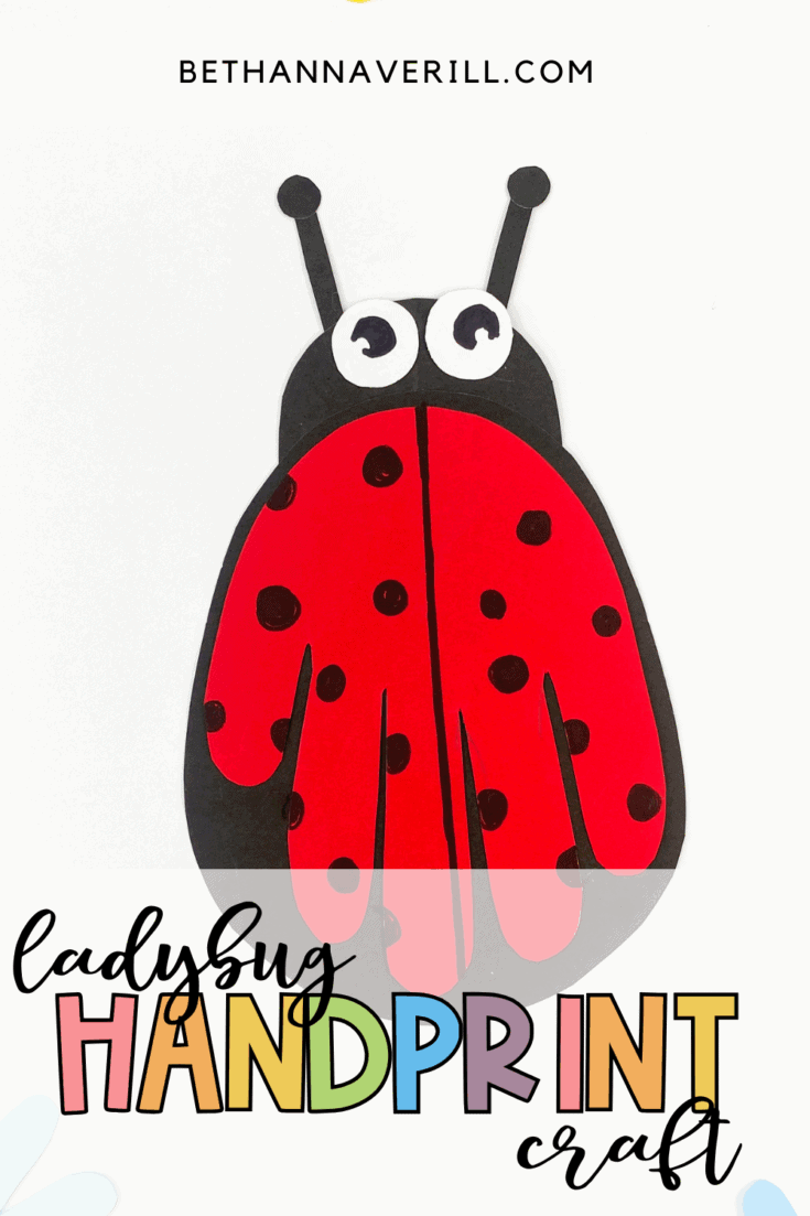 handprint ladybug craft