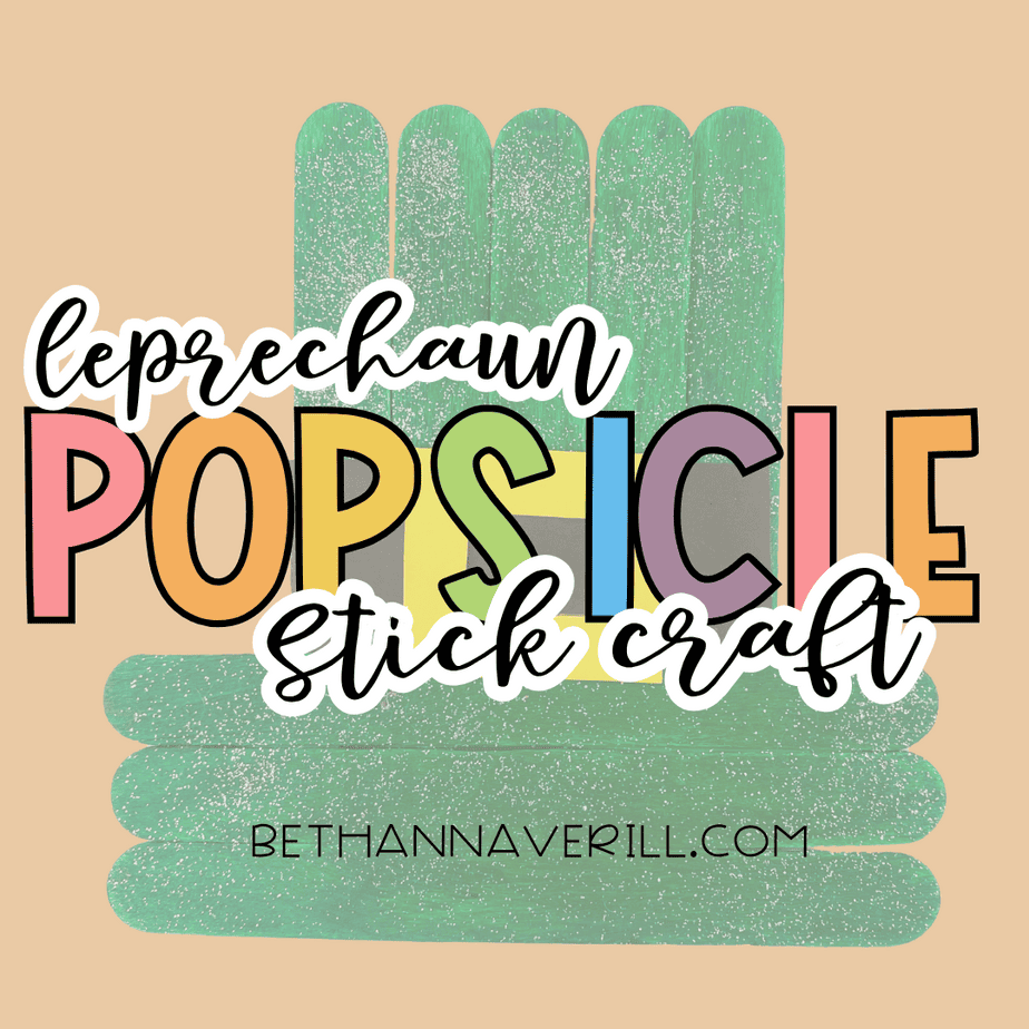 leprechaun hat craft stick project