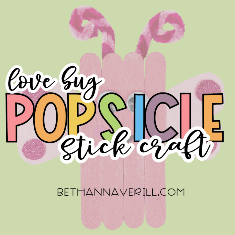 love bug craft stick project