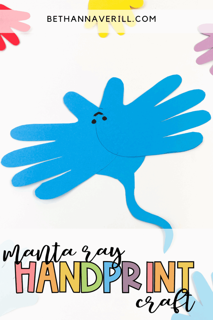 handprint manta ray craft