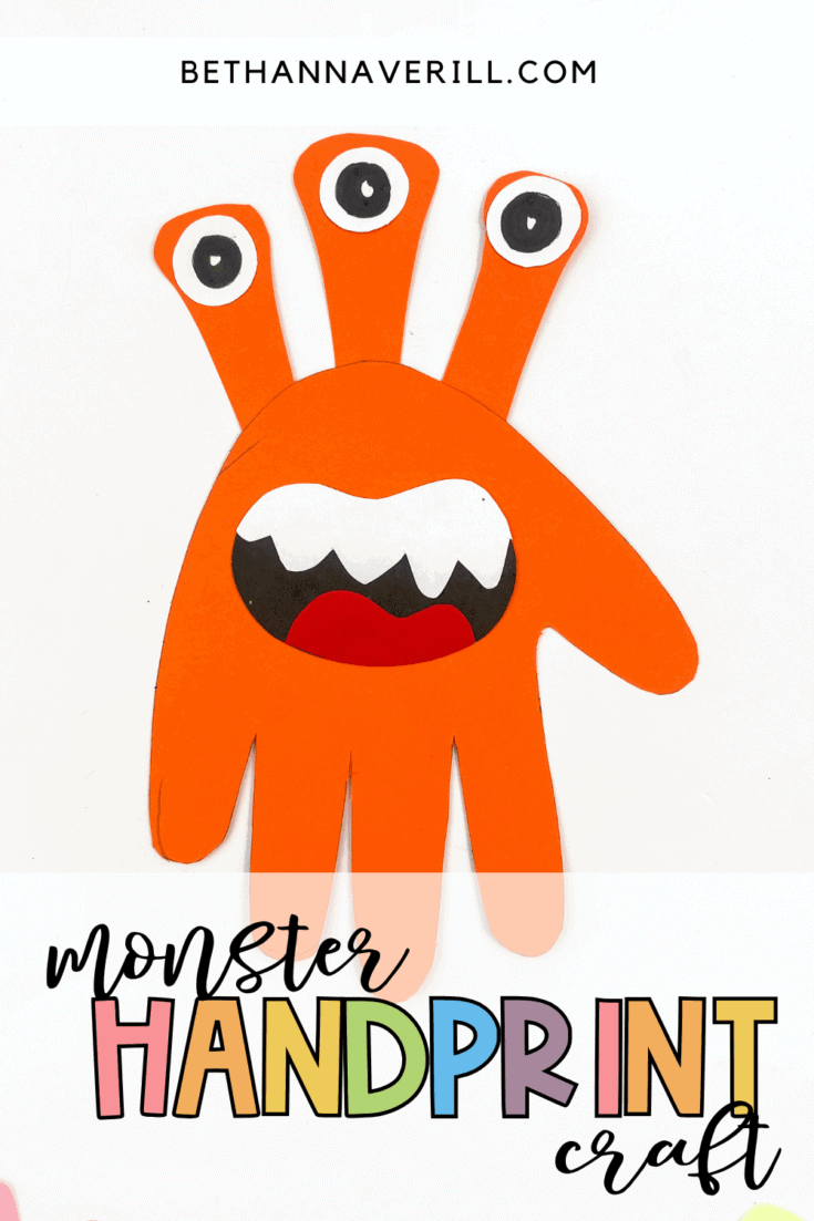 monster handprint craft