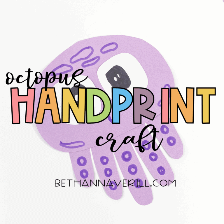 Octopus Handprint Craft