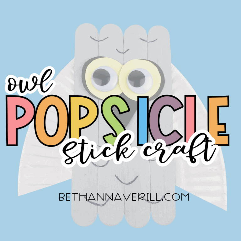 Owl Craft Stick Project