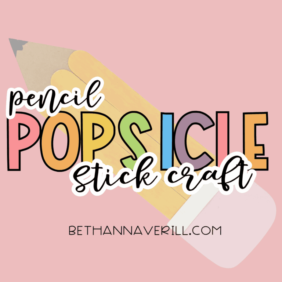 Pencil Craft Stick Project