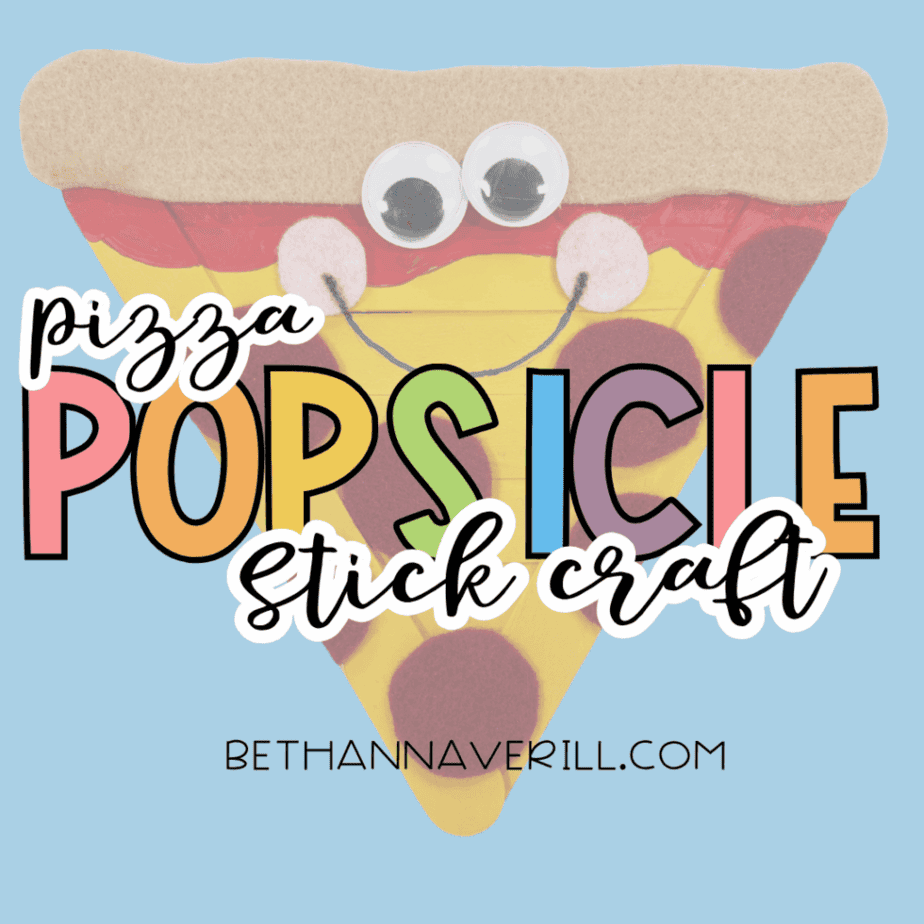 pizza craft stick project