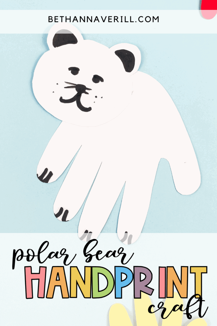 handprint polar bear