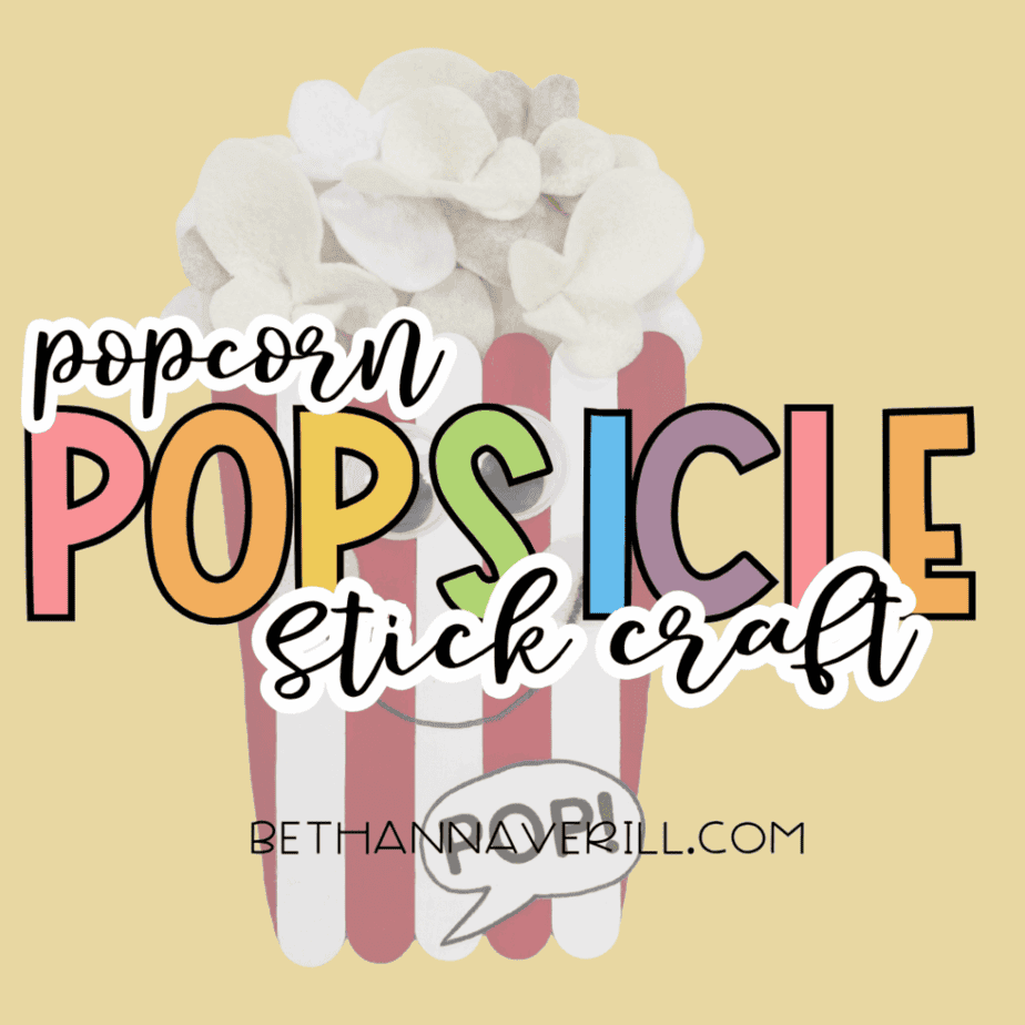 popcorn craft stick project