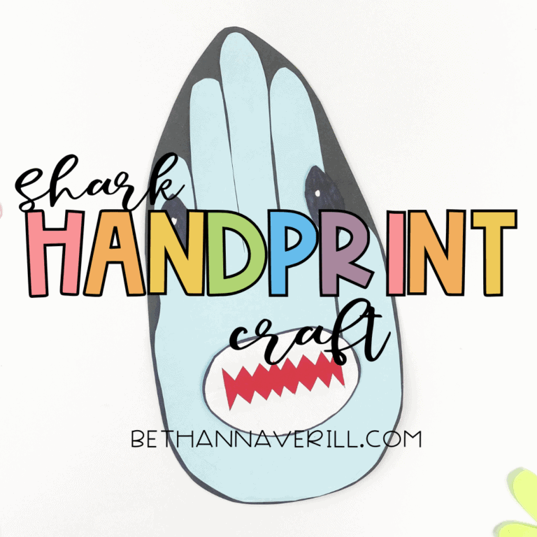 Shark Handprint Craft