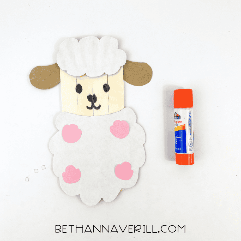 Hooves glued onto sheep’s body