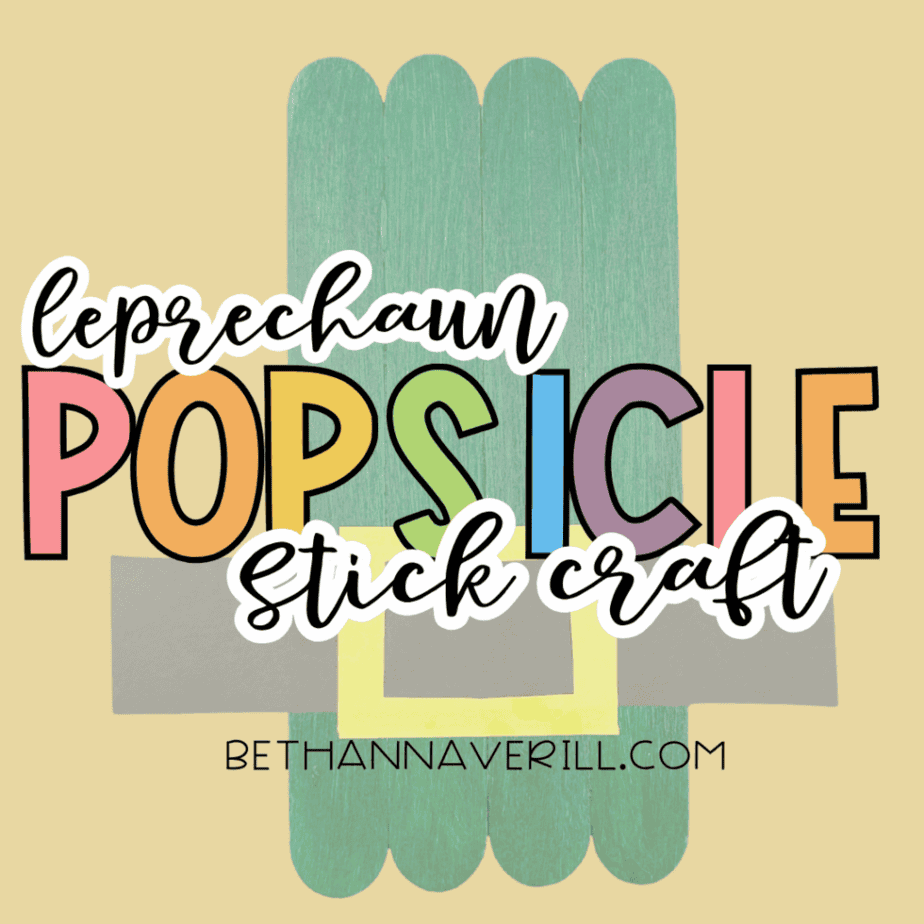 leprechaun hat craft stick project