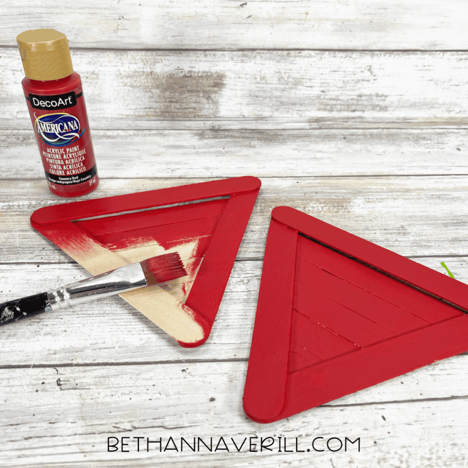 strawberry craft stick project step 5