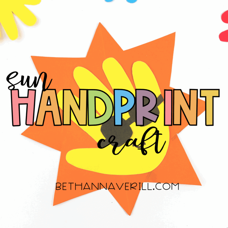 Sun Handprint Craft | Beth Ann Averill