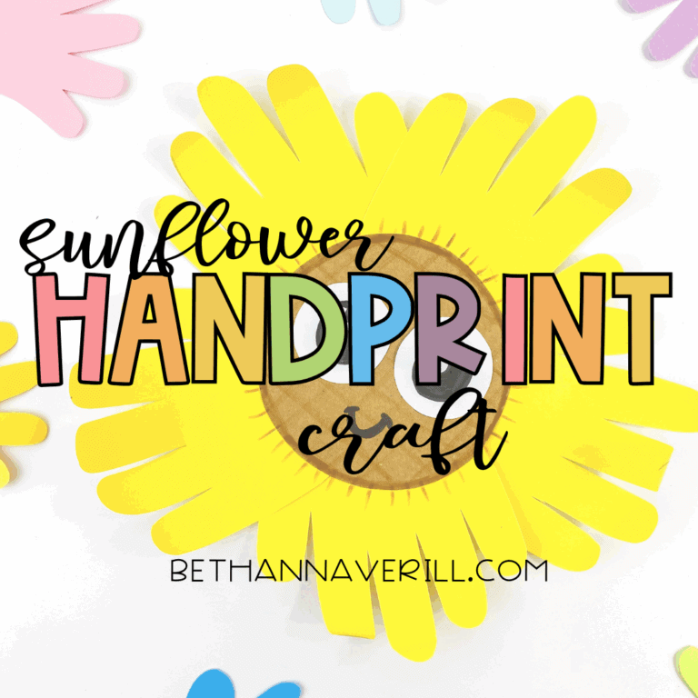 Sunflower Handprint Craft