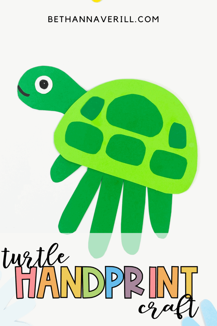 handprint turtle craft