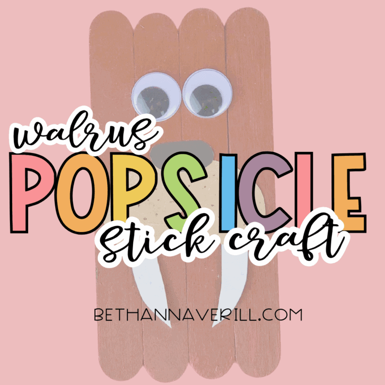 Walrus Craft Stick Project