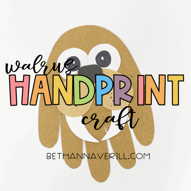 Walrus Handprint Craft