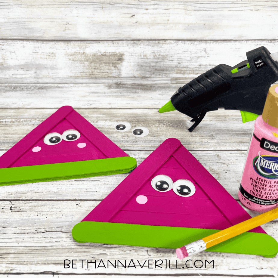 watermelon craft stick project step 6