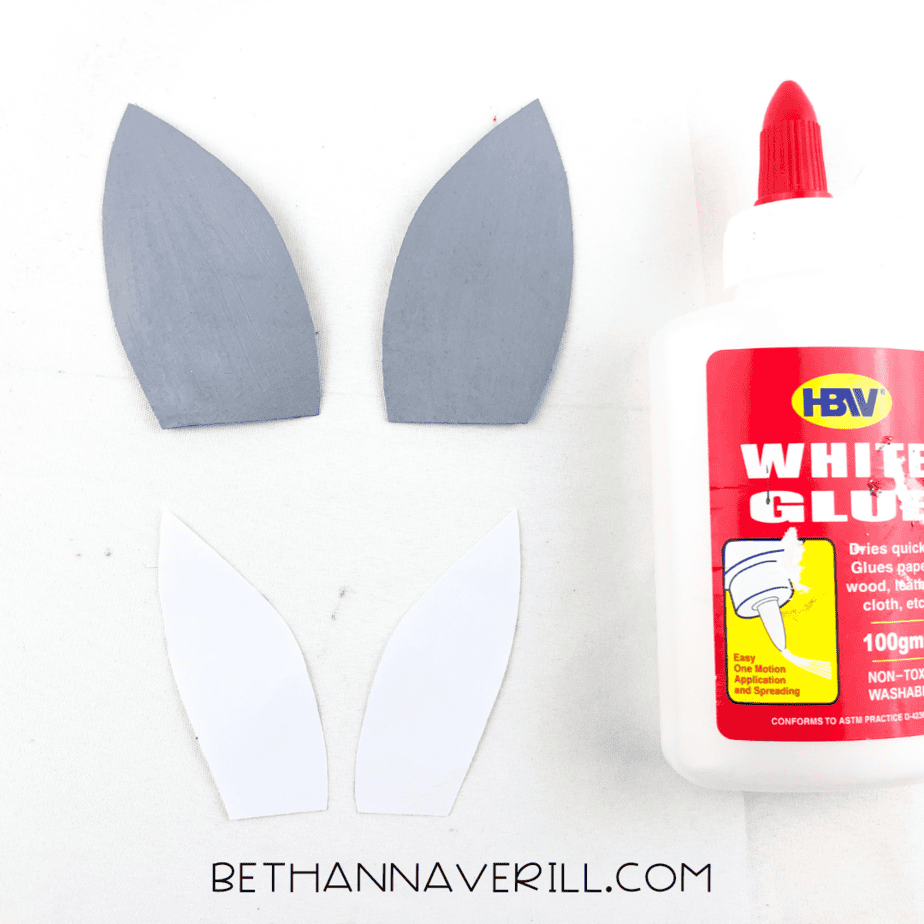 wolf craft stick project step 7