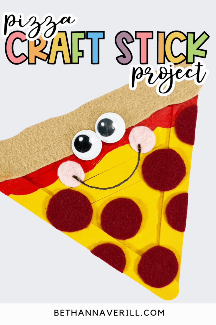 pizza popsicle stick craft