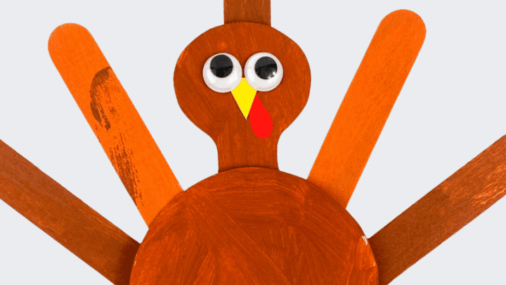 turkey popsicle stick craft