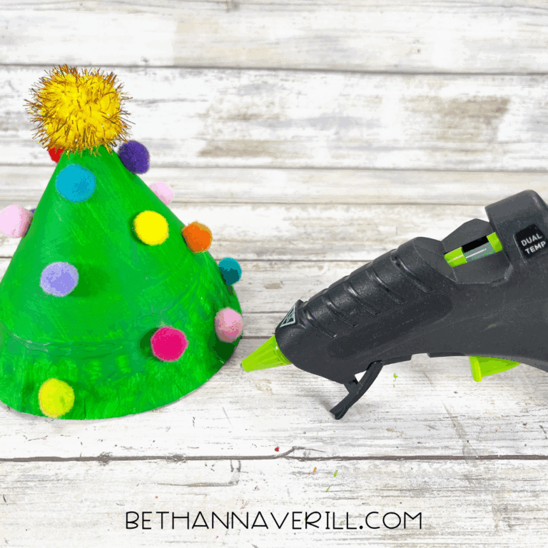 3D Christmas Tree Paper Plate Craft | Beth Ann Averill
