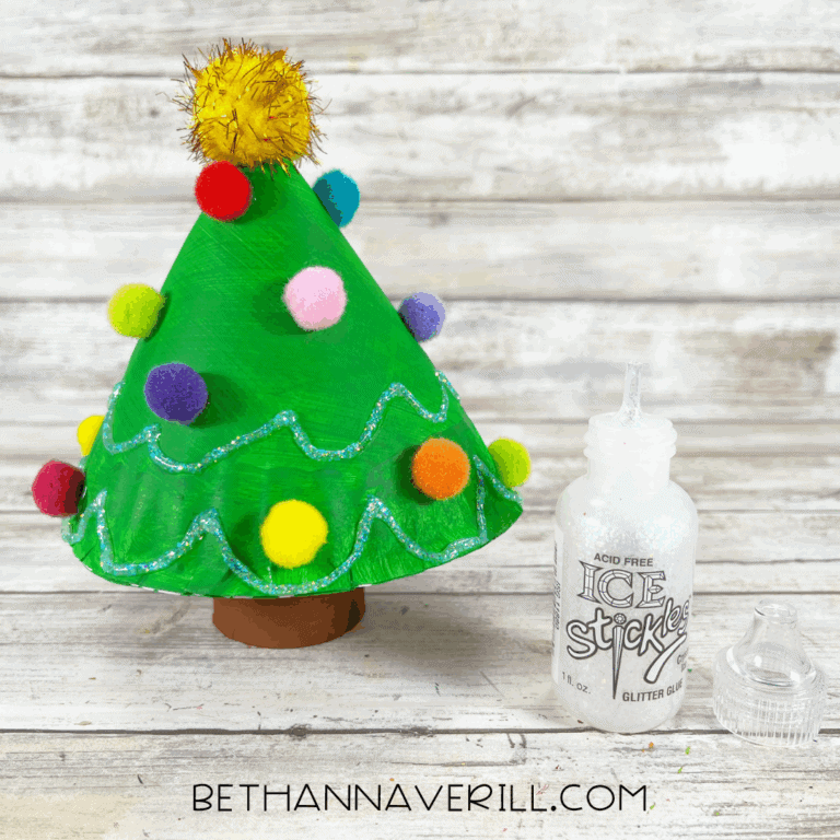 3D Christmas Tree Paper Plate Craft | Beth Ann Averill