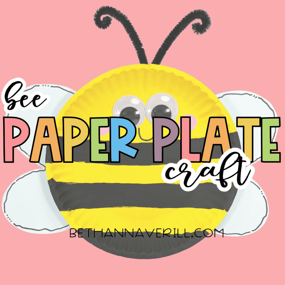 Paper Plate Bumblebee Craft