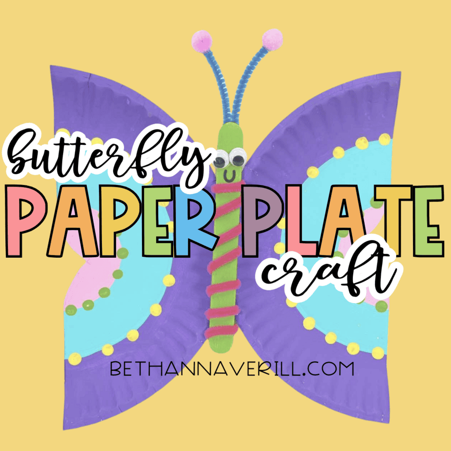 Paper Plate Butterfly Craft