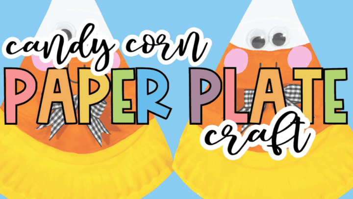 Candy Corn Paper Plate Craft