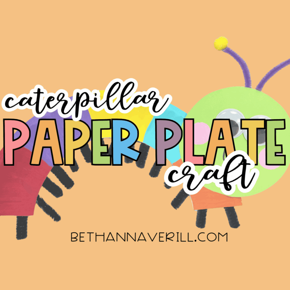 Paper Plate Caterpillar Craft