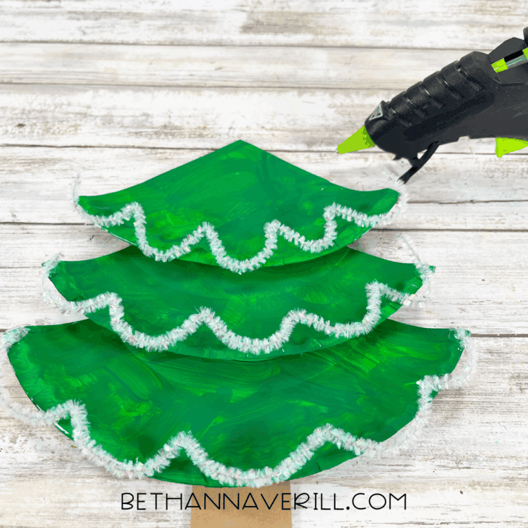 Paper Plate Christmas Tree Craft | Beth Ann Averill