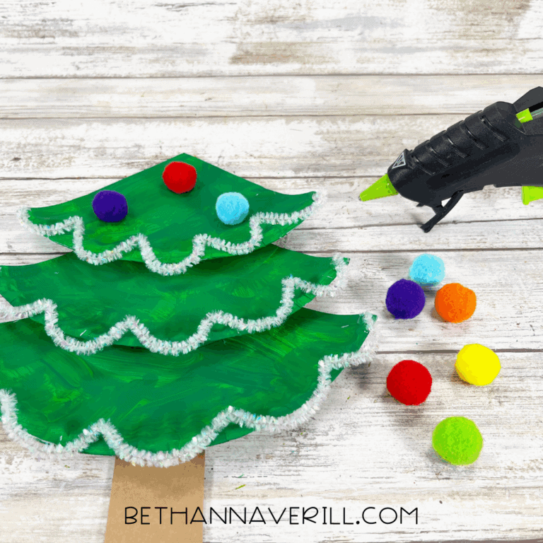 Paper Plate Christmas Tree Craft | Beth Ann Averill