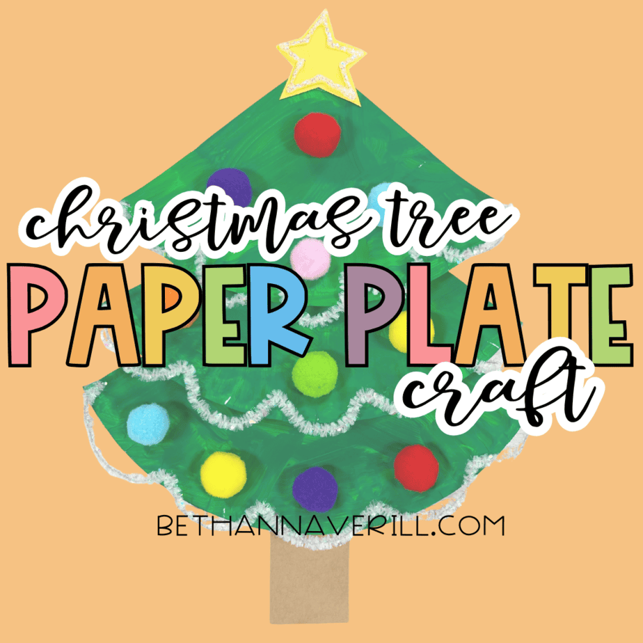 Paper Plate Christmas Tree Craft