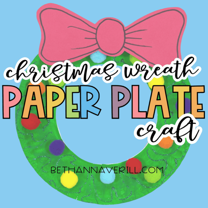 Paper Plate Christmas Wreath Craft