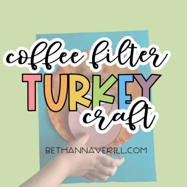 Coffee Filter Turkey Craft: a DIY Thanksgiving Craft for Kids