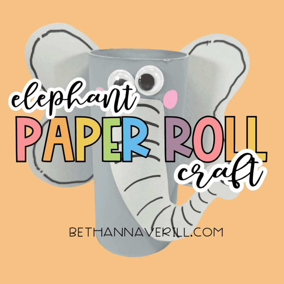 Elephant Paper Roll Craft