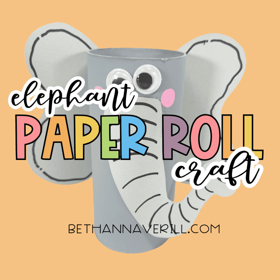Elephant Paper Roll Craft