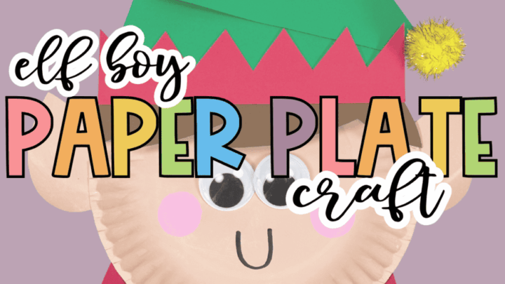 Elf Boy Paper Plate Craft