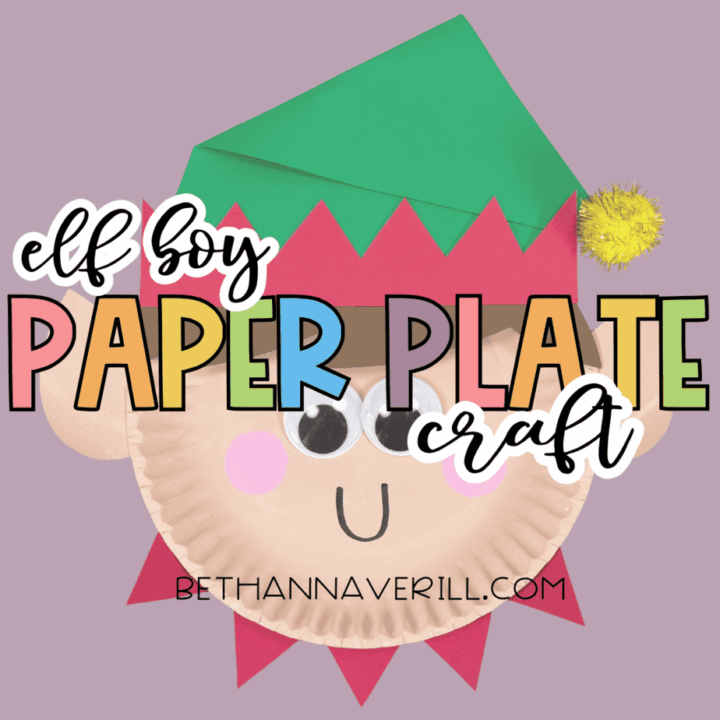 Elf Boy Paper Plate Craft