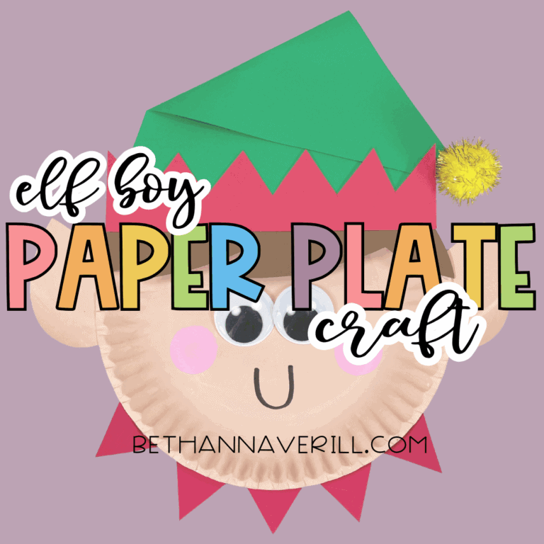 Elf Boy Paper Plate Craft