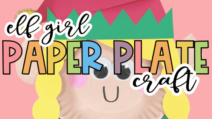 Elf Girl Paper Plate Craft