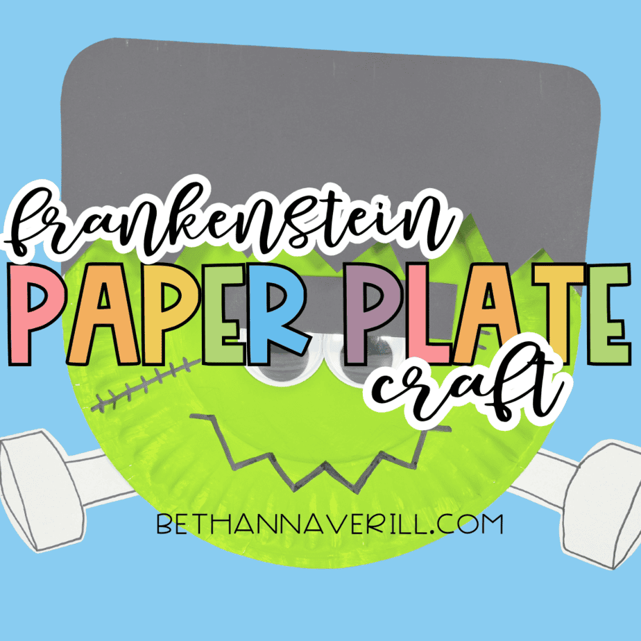Frankenstein Paper Plate Craft