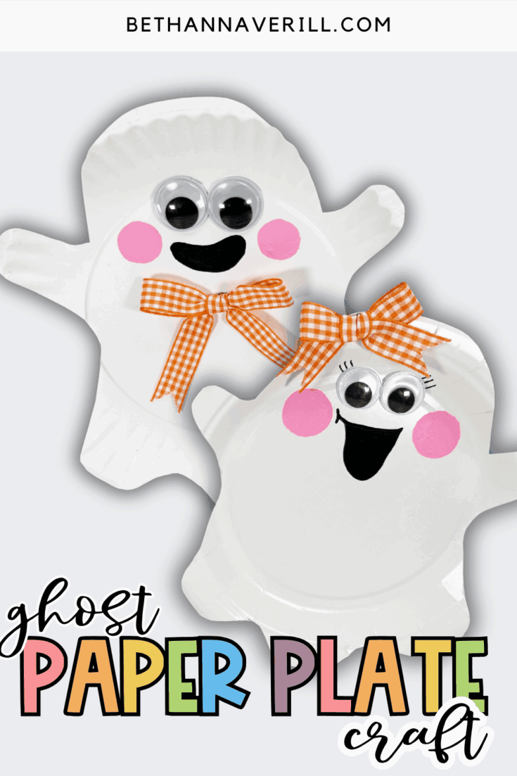 paper plate ghost craft