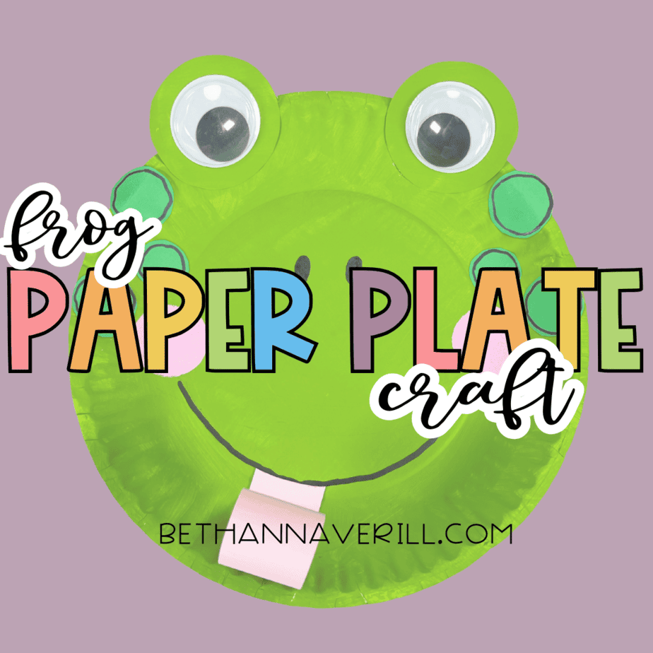 Paper Plate Frog Craft