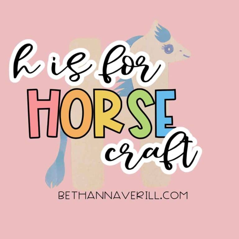 H is for Horse Craft for Preschoolers