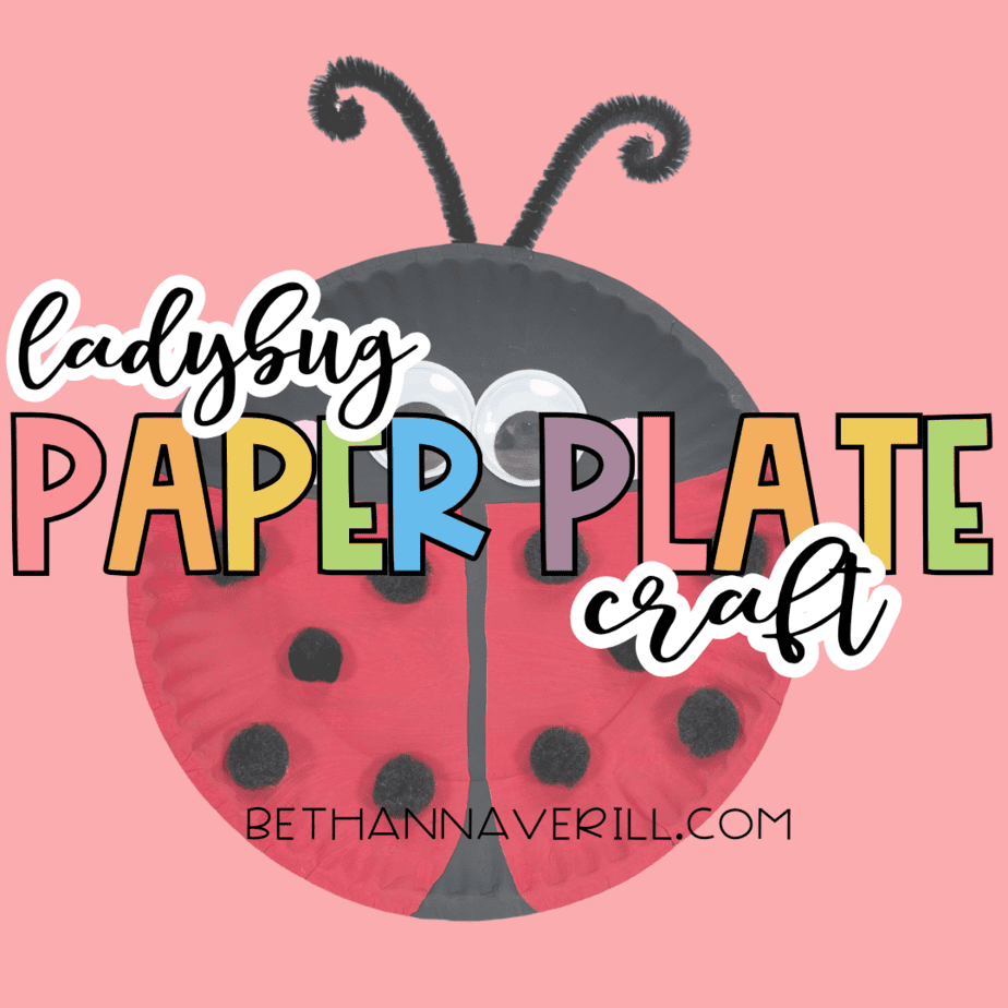 Paper Plate Ladybug Craft