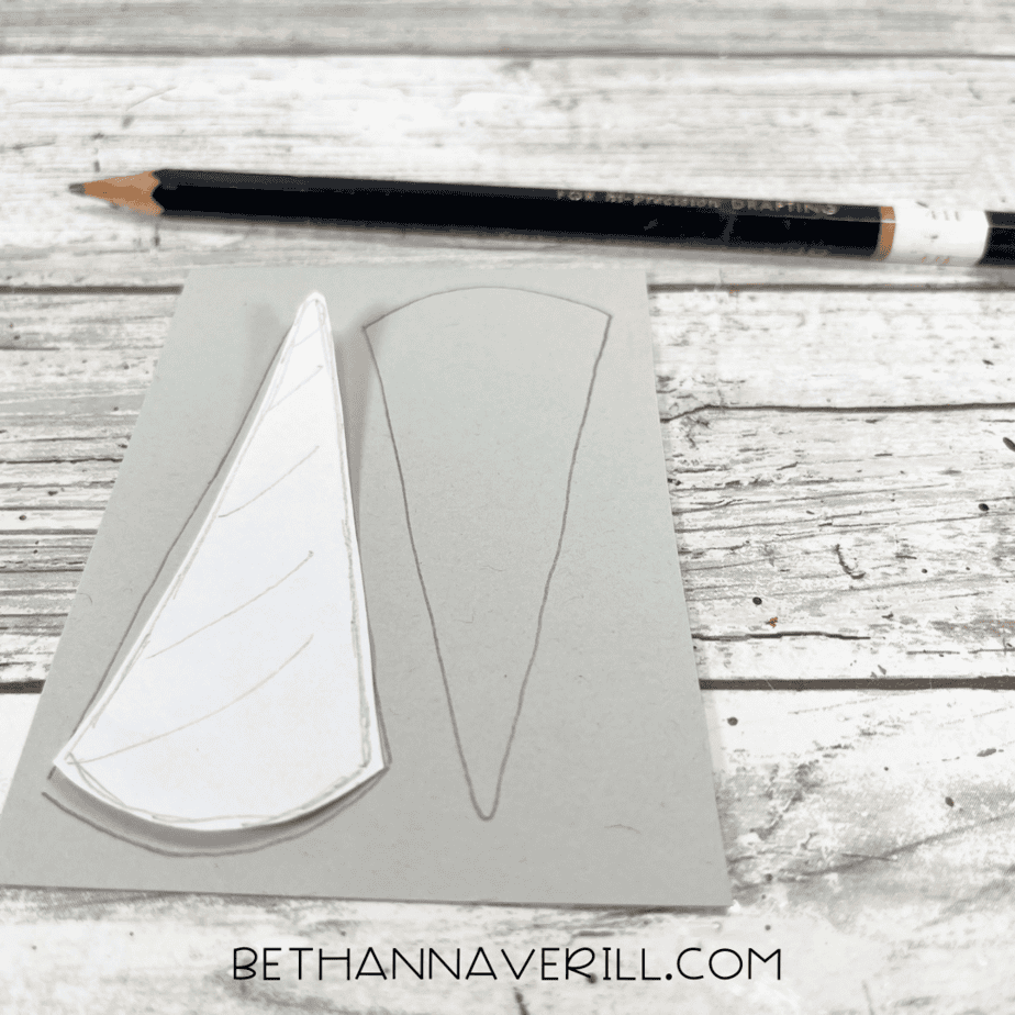 narwhal horn template