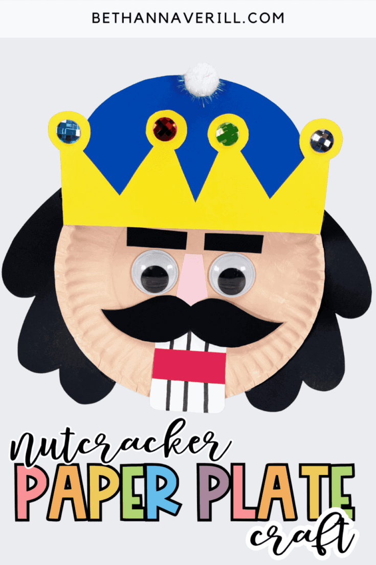 paper plate nutcracker craft