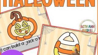 Image for Halloween Activities Play Dough Mats Fine Motor for October