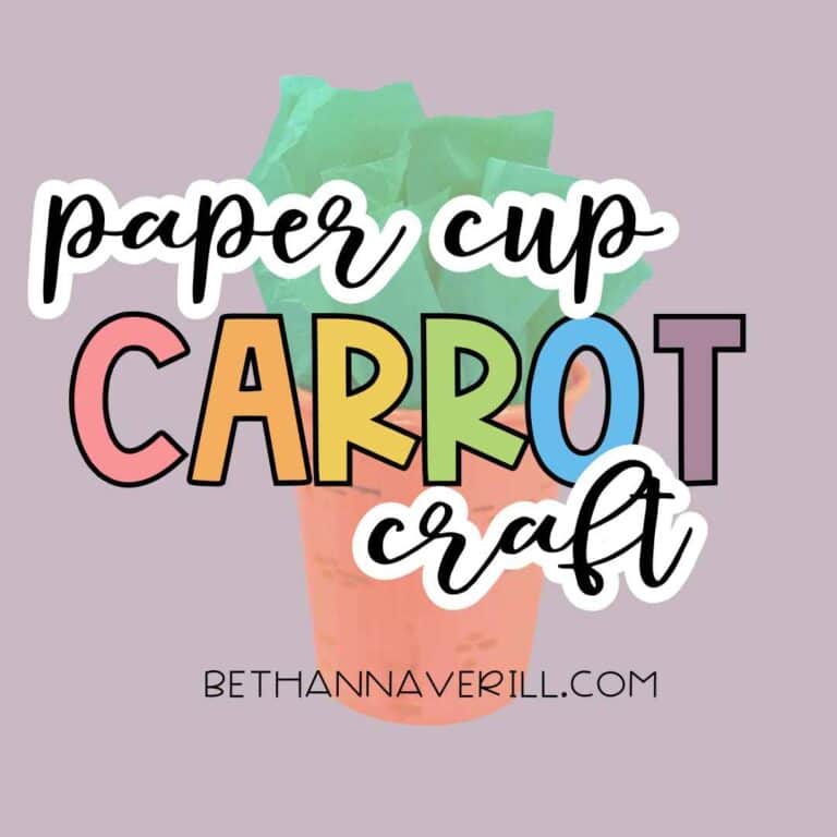 DIY Carrot Cups: An Easy and Fun Craft for Kids